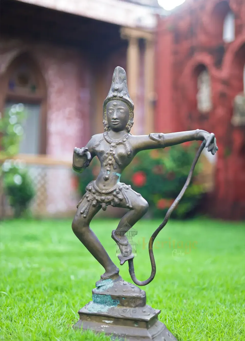 Traditional Bronze Dancing Figure Sculpture