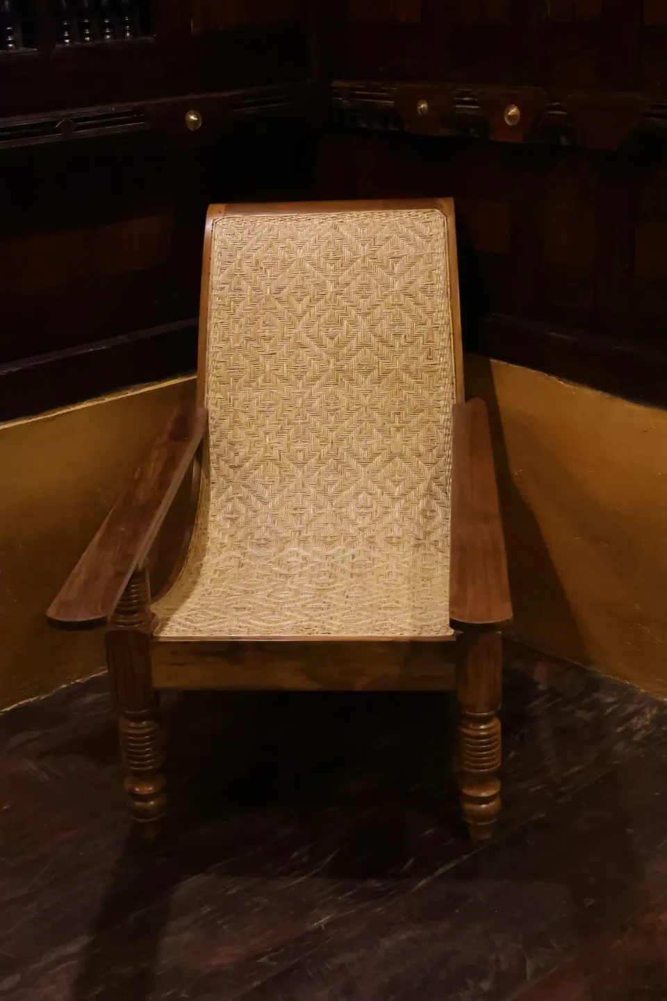 Rustic Wooden Lounge Chair
